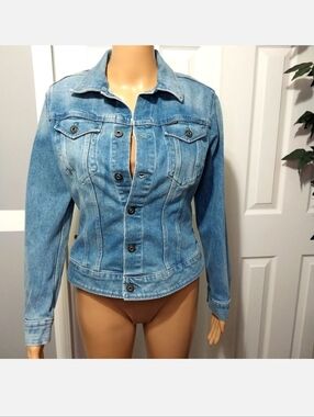 G-Star Raw Distressed Jean Jacket, NWT, ‎ Size M